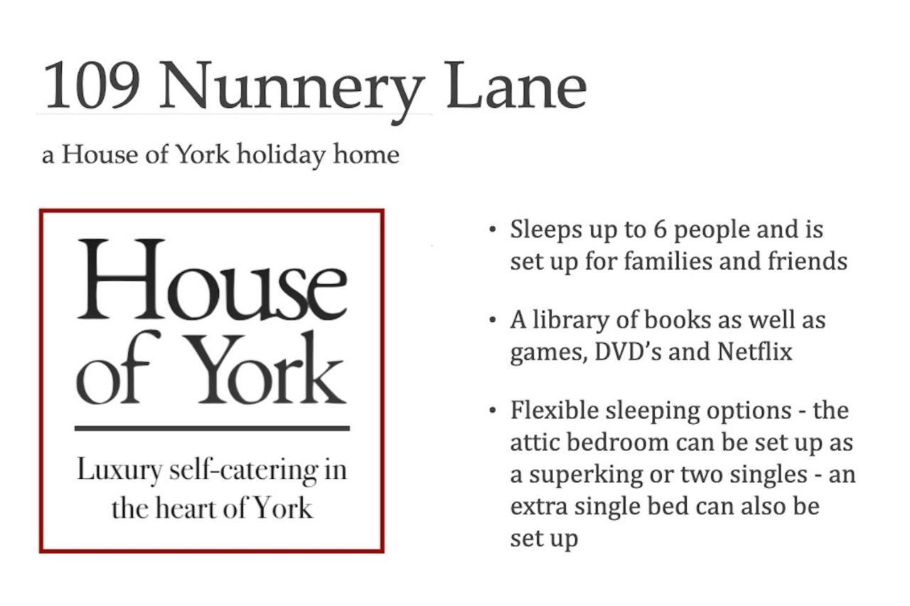 约克Spencer House & 107 & 109 Nunnery Lane别墅 外观 照片